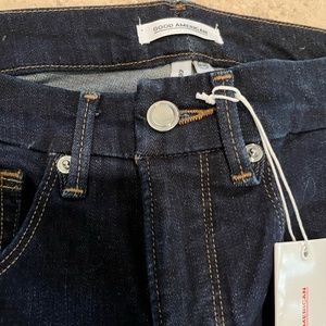 Good American Good Legs Cropped Jeans -NWT!